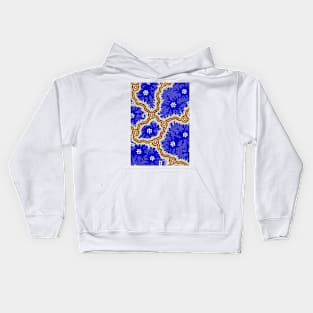 Aboriginal Art - Water Wetlands Kids Hoodie